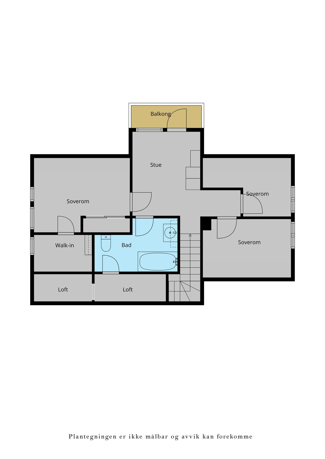 Veiledende plantegning 2. etasje. Galleribilde