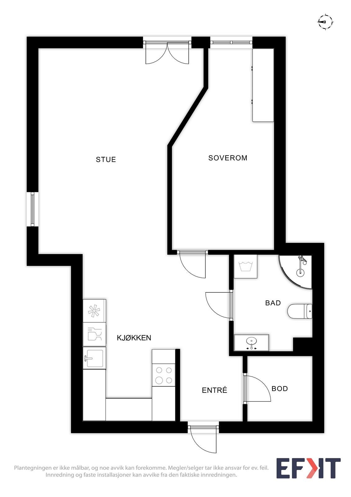 Plantegning. Galleribilde