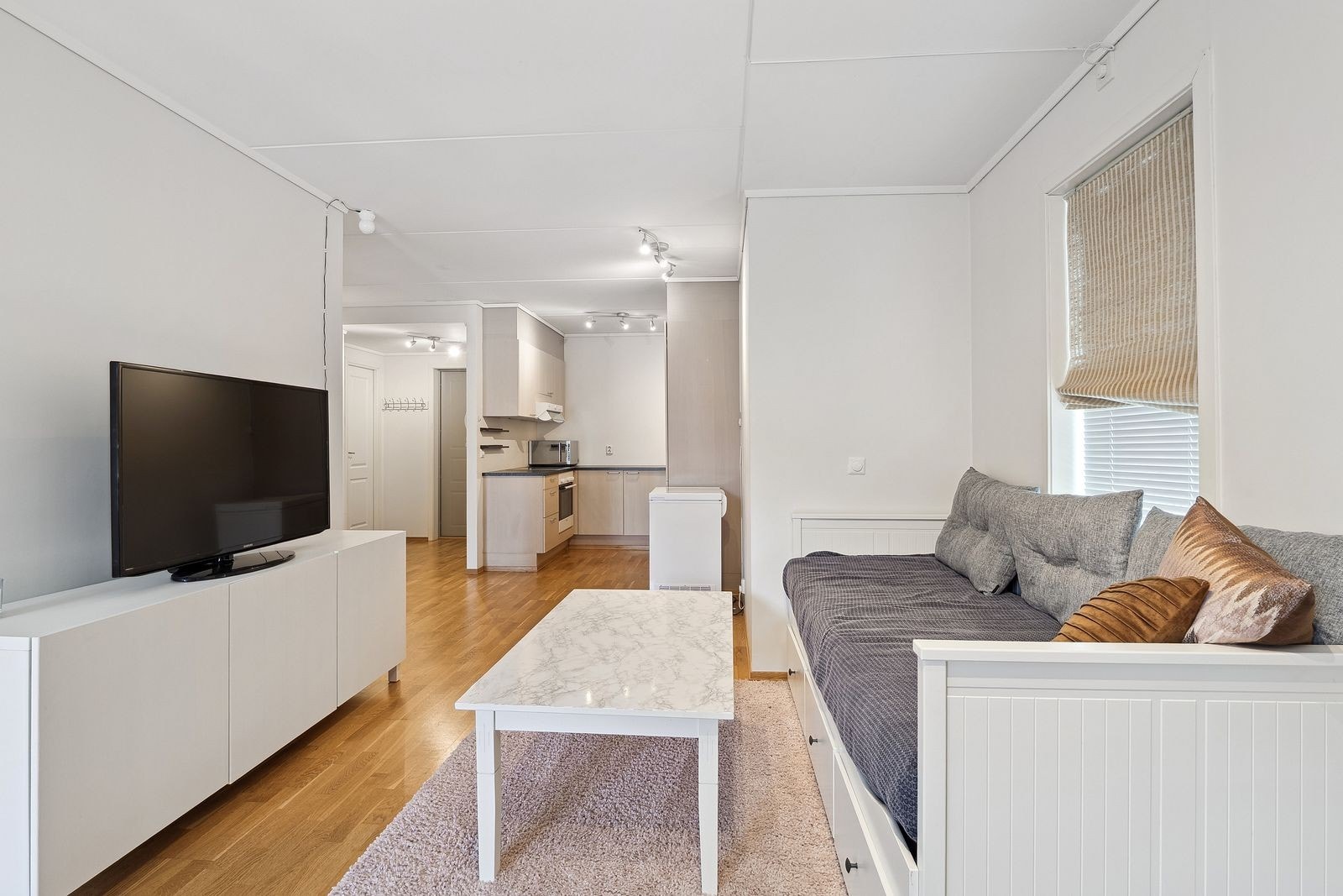 Åpen stue- og kjøkkenløsning Galleribilde