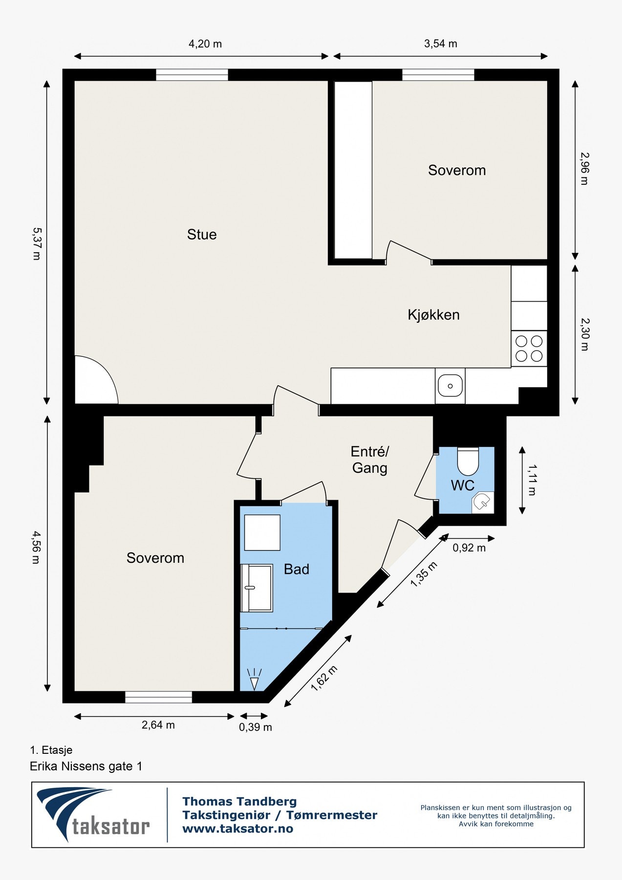 Boligen har en god planløsning. Galleribilde