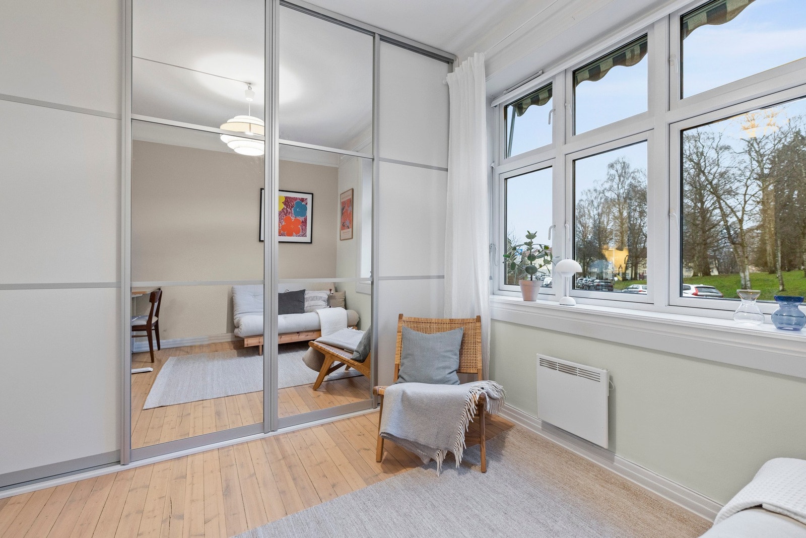 Speilfronter gir en god romvirkning. Galleribilde