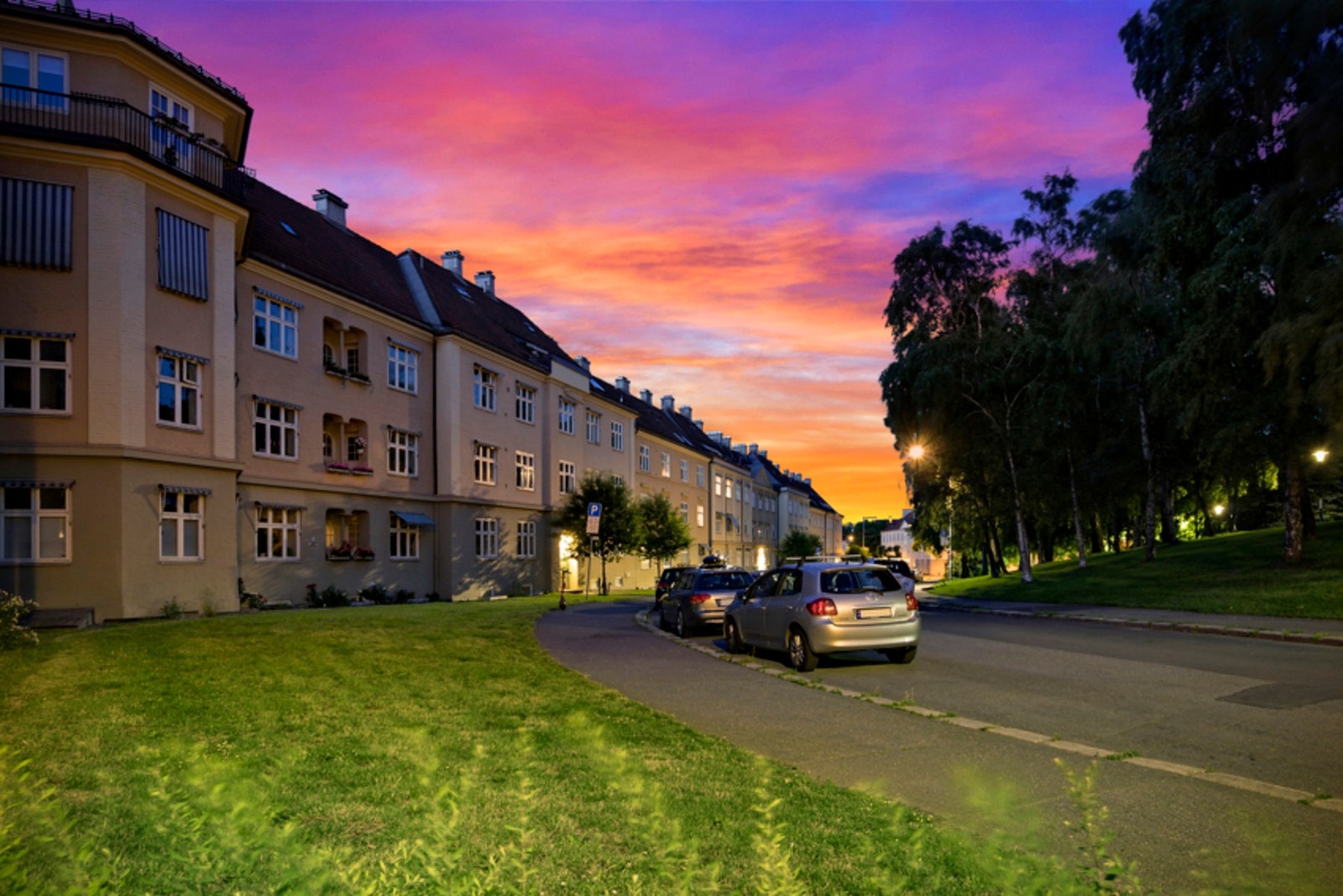 "Langgården" er en av de klassiske Torshovgårdene, og har flott beliggenhet rett ved Torshovparken. Galleribilde