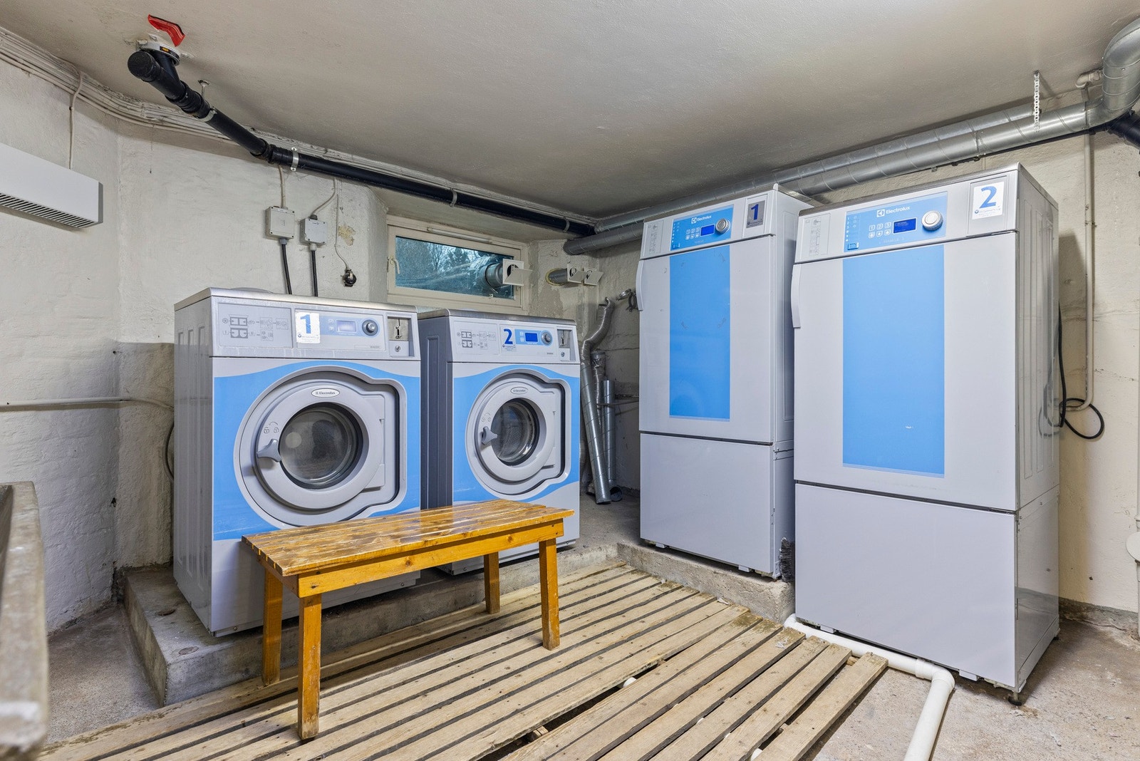 Borettslaget har eget fellesvaskeri. Galleribilde