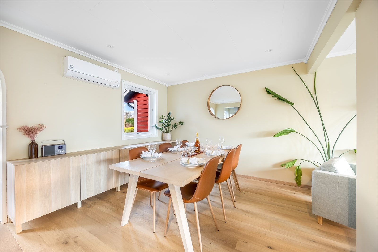 Spisestue, varmepumpe montert Galleribilde