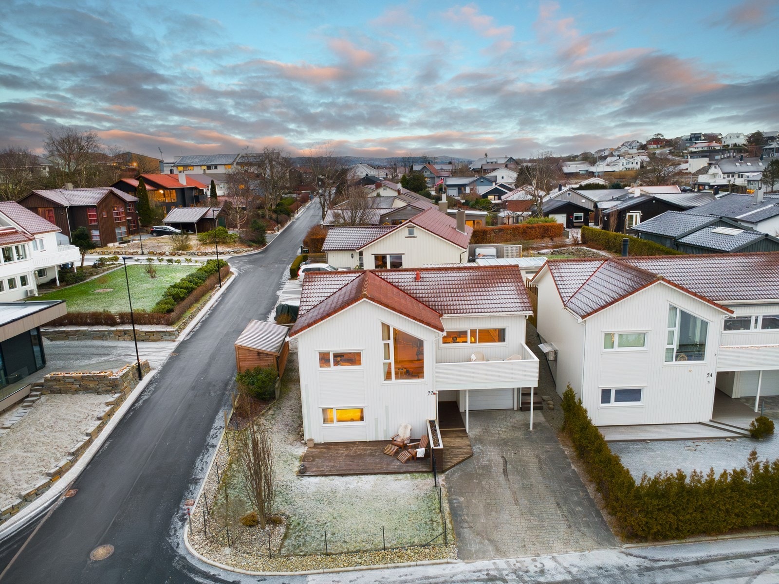 Kløvervegen 22 er en flott familiebolig med en fin beliggenhet på ende i et meget barnevennlig område på Bryne Galleribilde