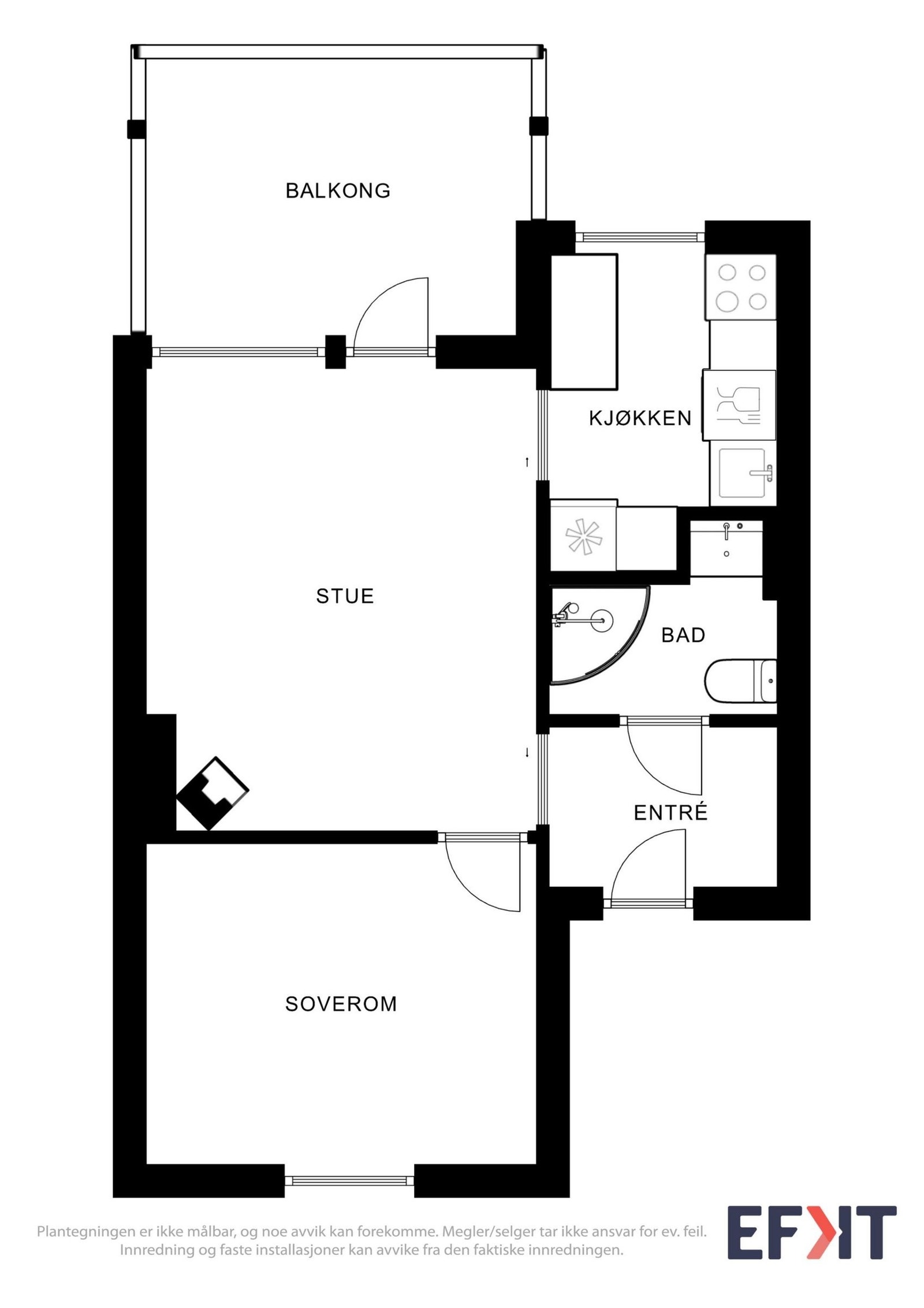 Plantegning Galleribilde