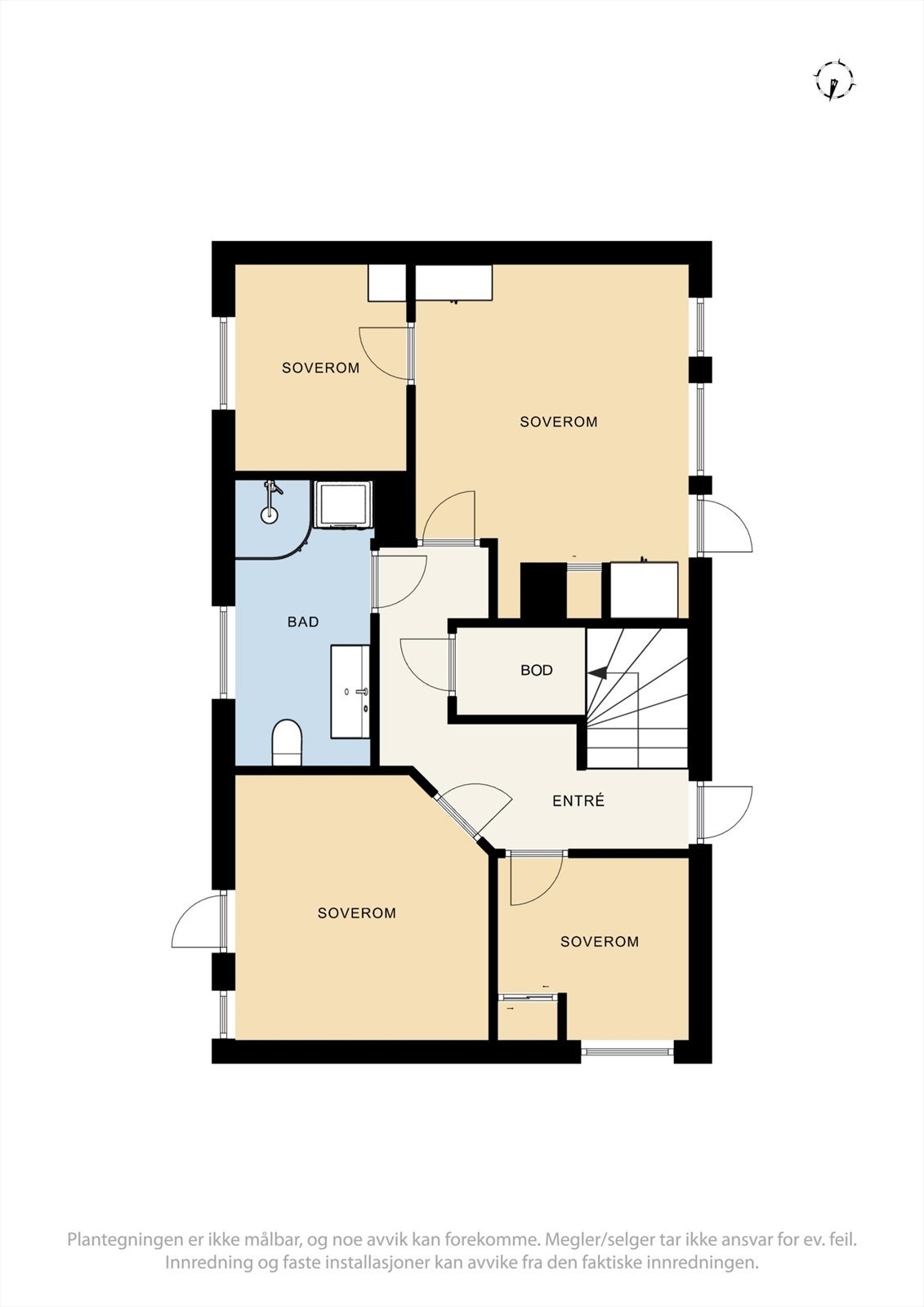 Plantegning 1. etasje. Galleribilde