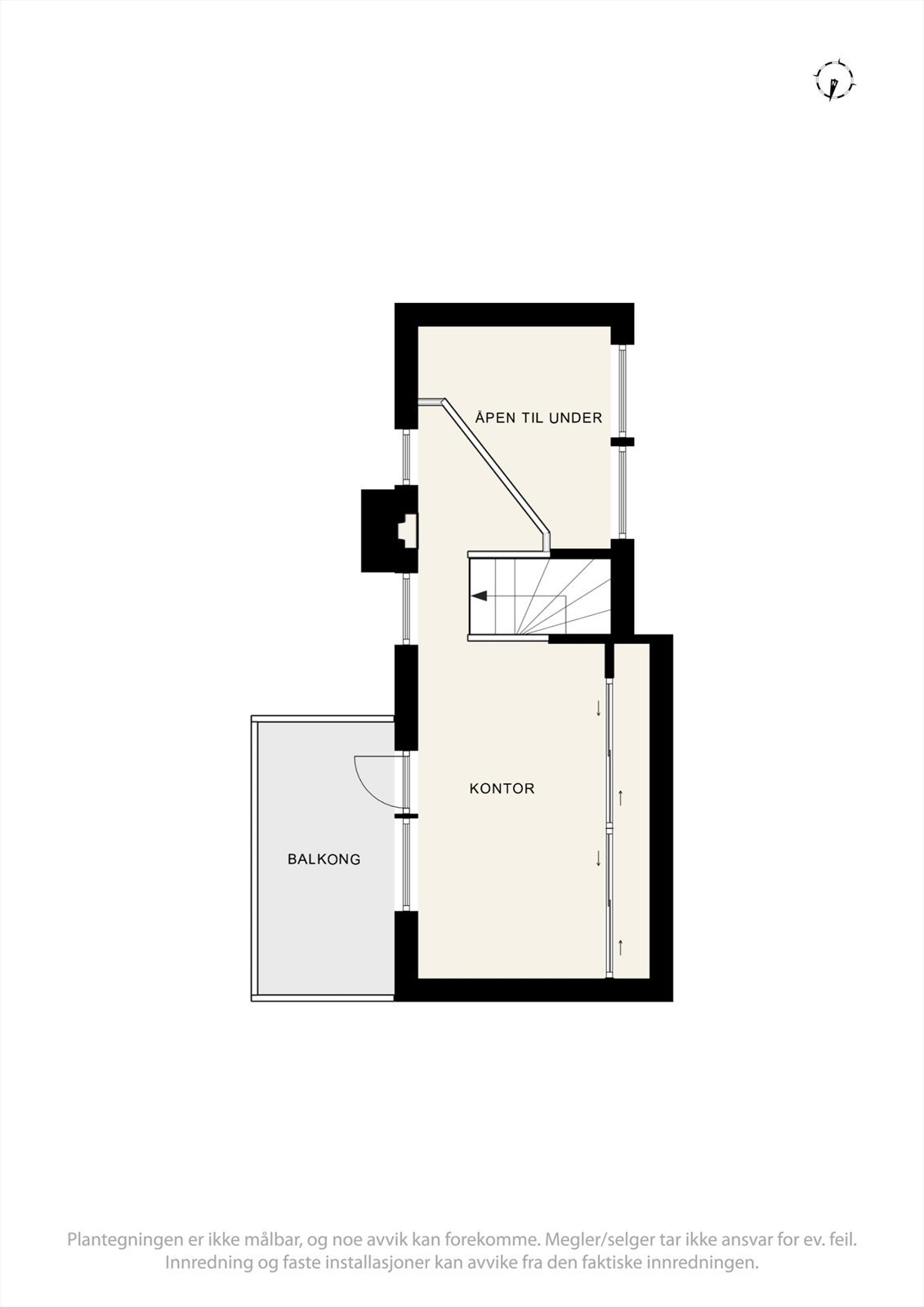 Plantegning 3. etasje. Galleribilde