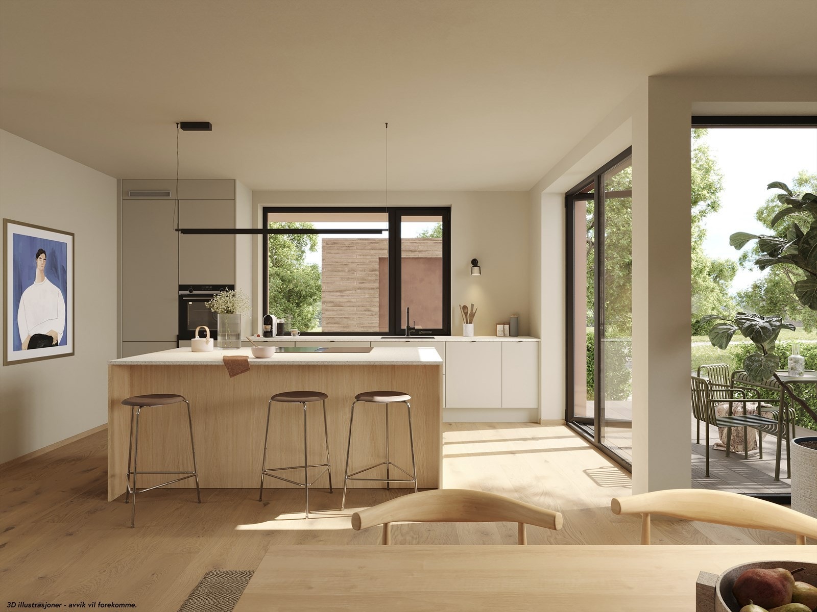 Dersom konseptene ikke skulle falle i smak og man ønsker å velge parkett, kjøkken, farger på vegg, fliser etc. selv, er det mulig mot et tillegg. Galleribilde