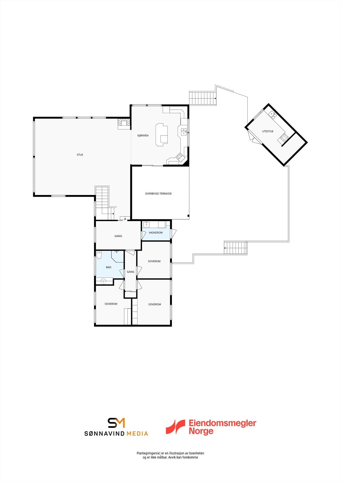 Plantegning 2. etasje Galleribilde