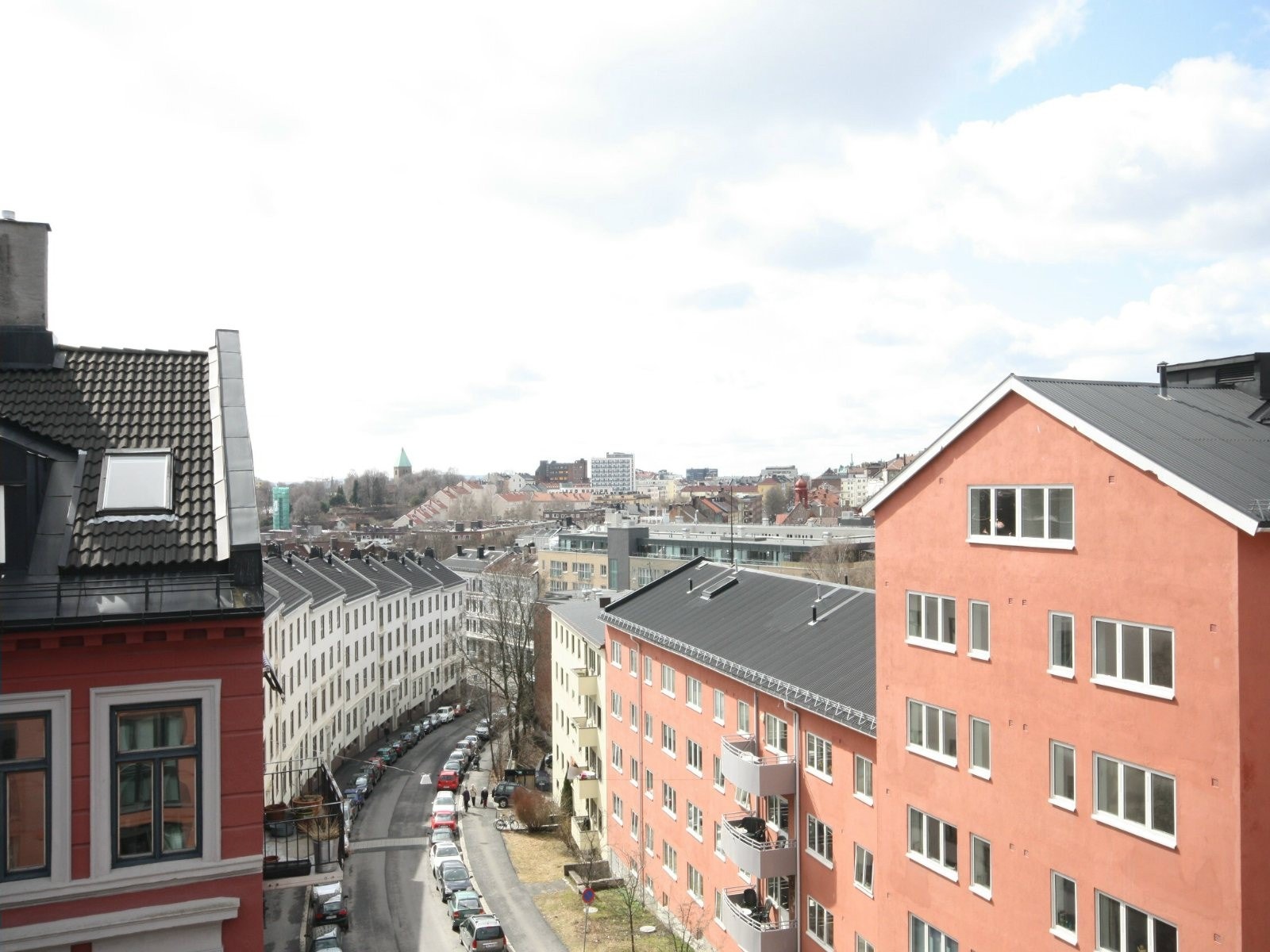 Utsikt ifra terrasse Galleribilde