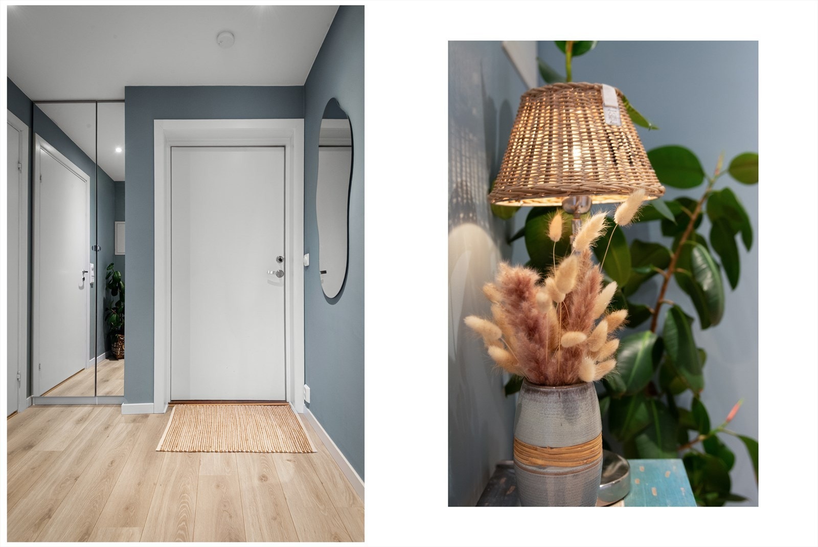 Det er god plass til å henge fra seg yttertøy samt sette fra seg sko i garderobeskap Galleribilde