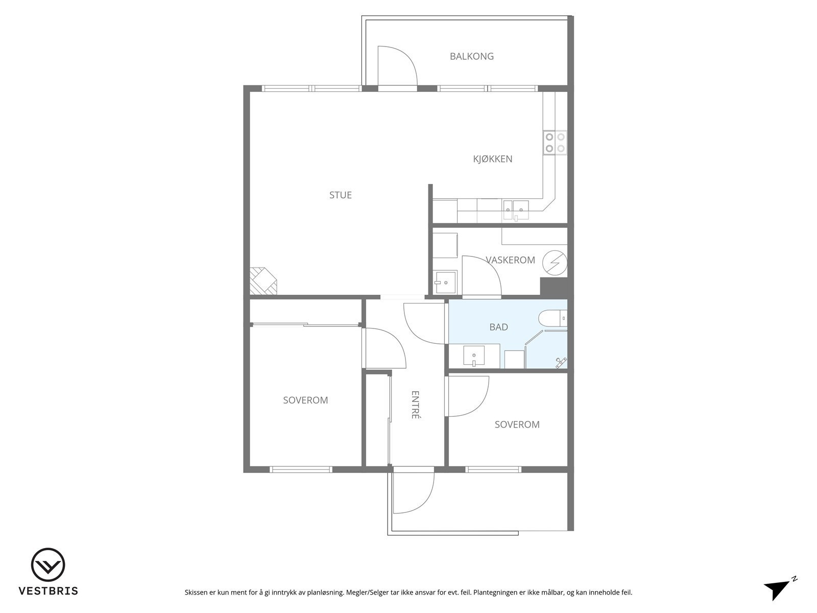 Plantegning Galleribilde