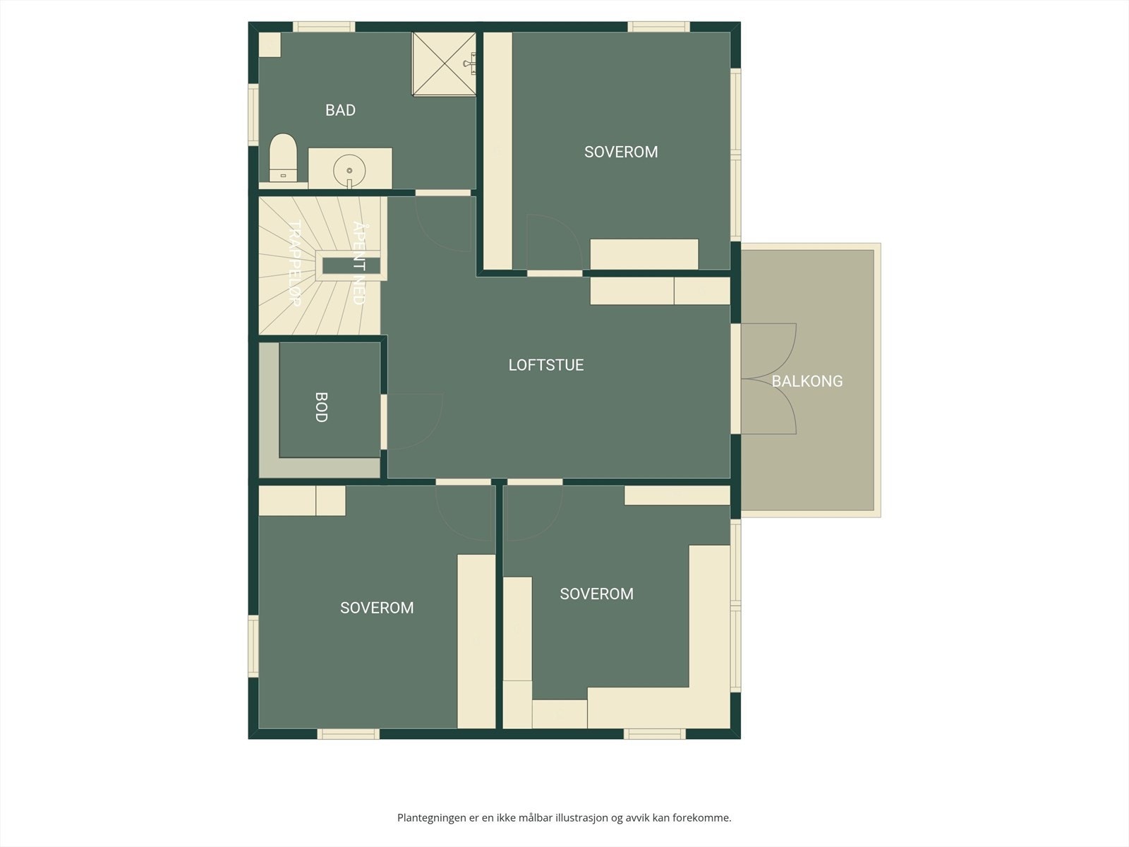 Plantegning 2.etasje. Galleribilde