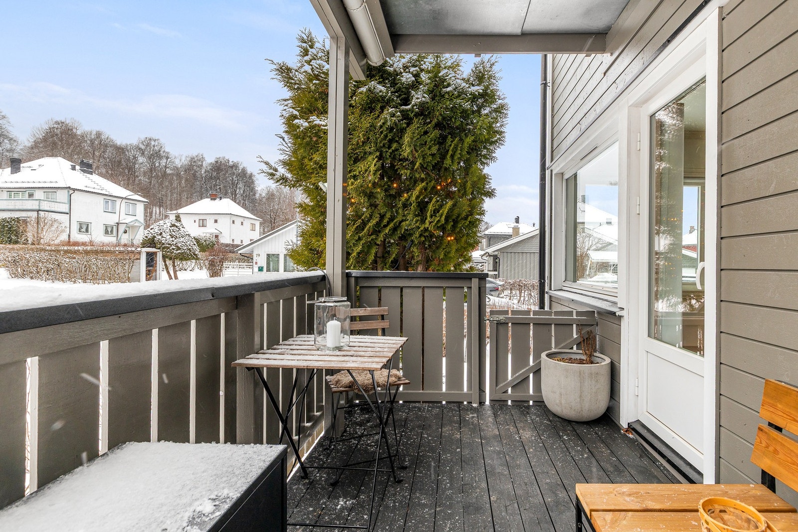 Her er det fin plass til utemøblement Galleribilde