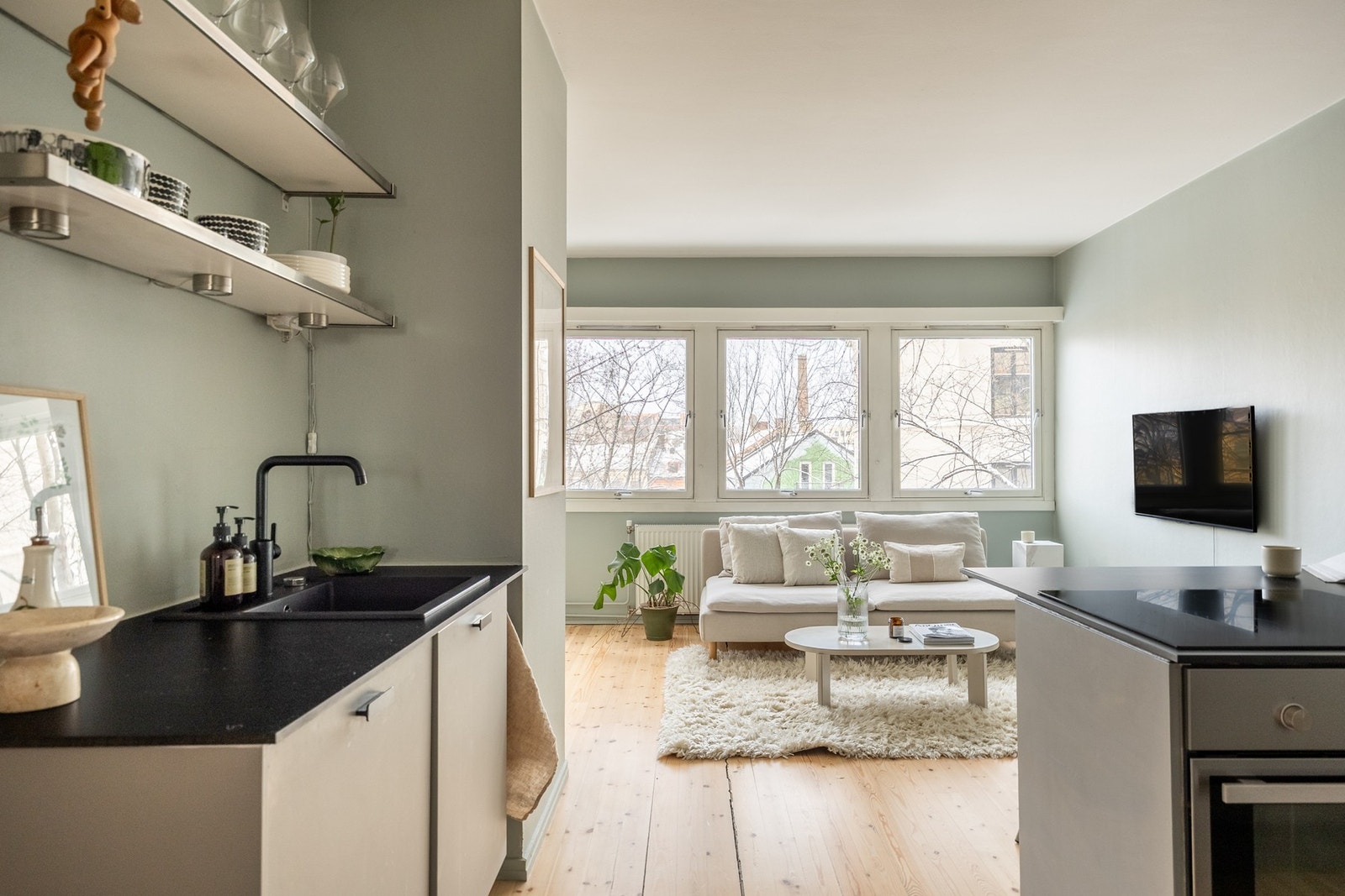 Dette er en lys og arealeffektiv leilighet med god planløsning. Galleribilde