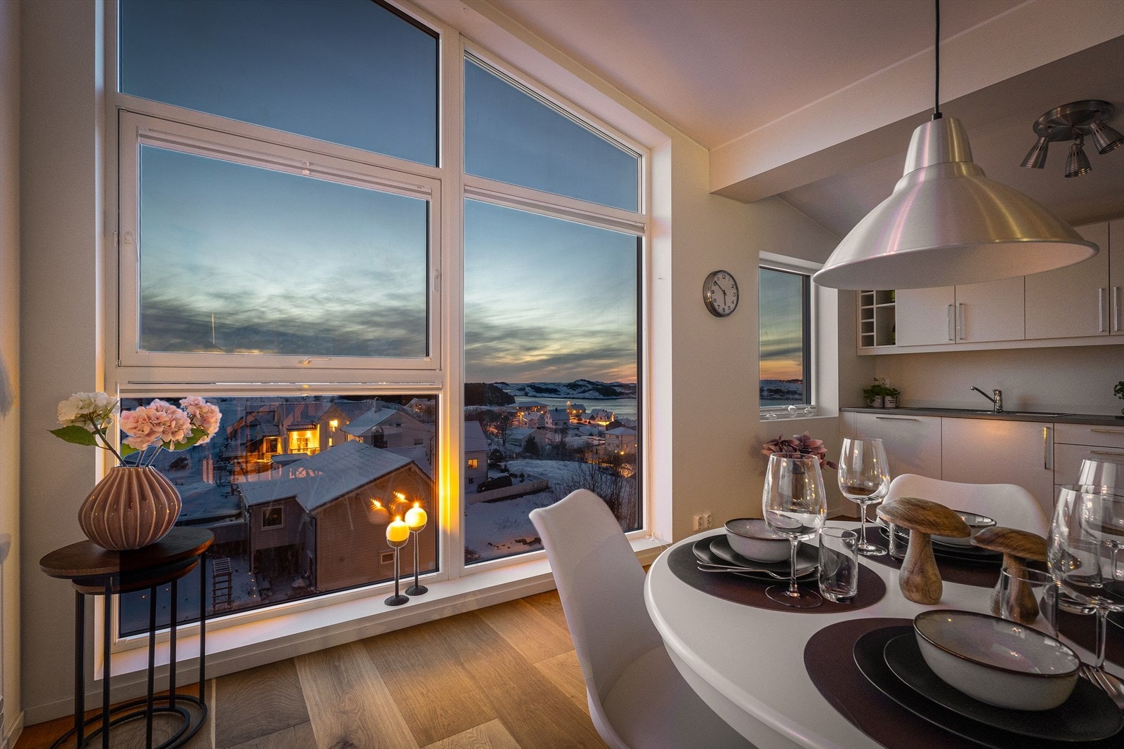 Kanskje enda finere utsikt på kveldstid! Galleribilde