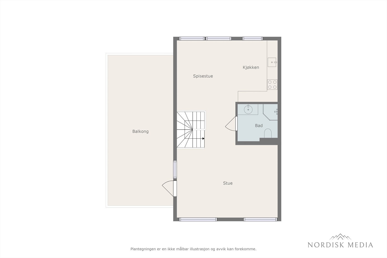 Plantegning 2. etasje. Galleribilde