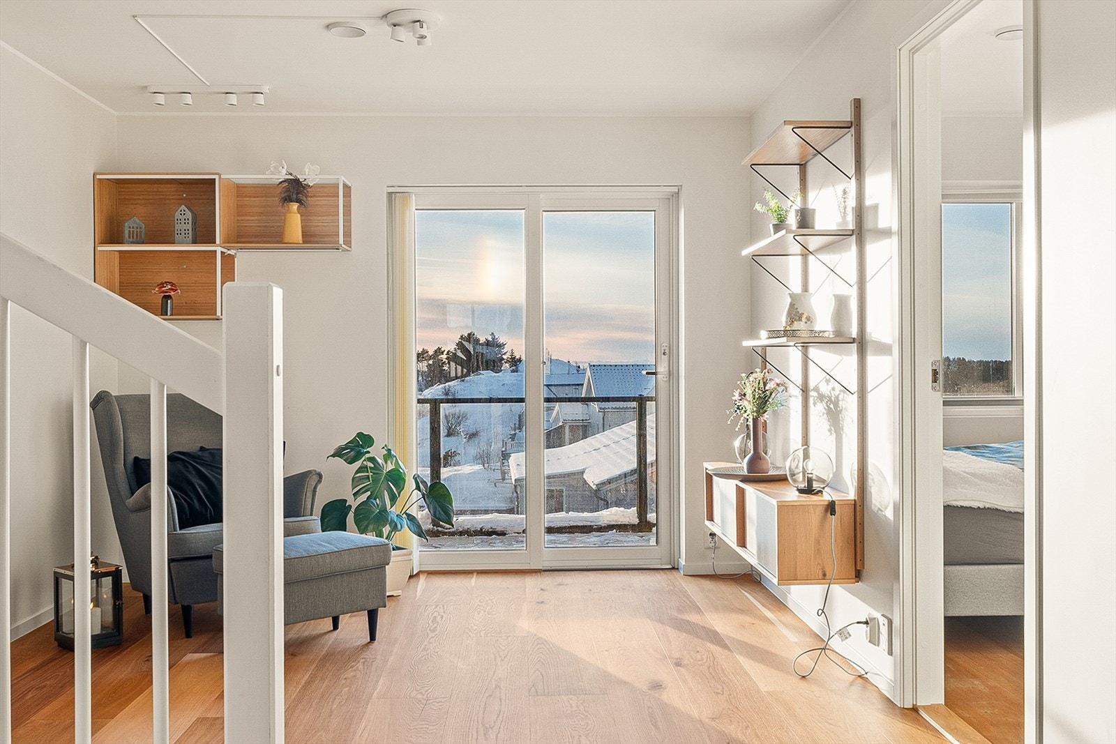 Her kan man sitte og bare nyte utsikten. Galleribilde