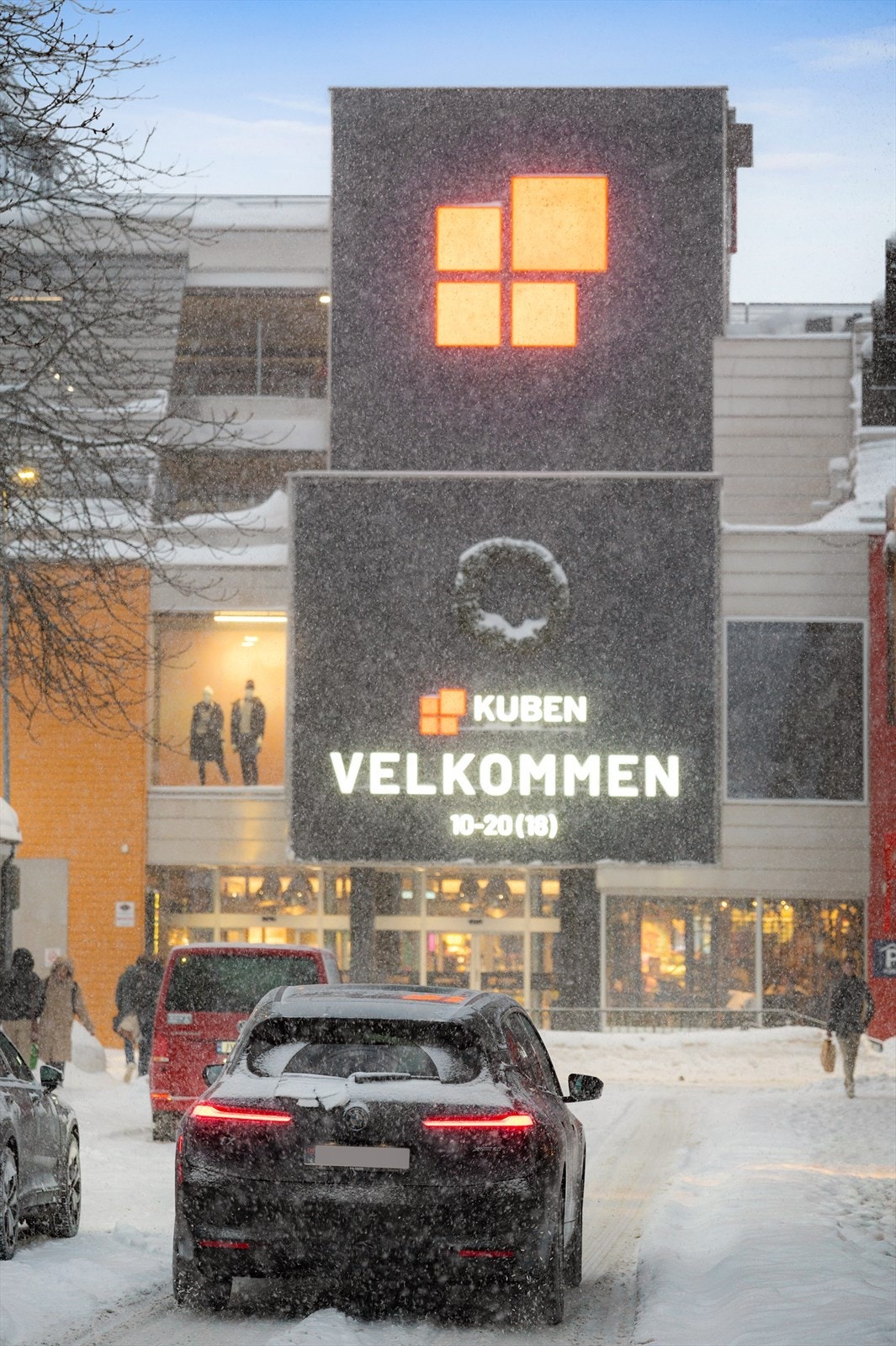 Kort vei til kjøpesentret Kuben Galleribilde