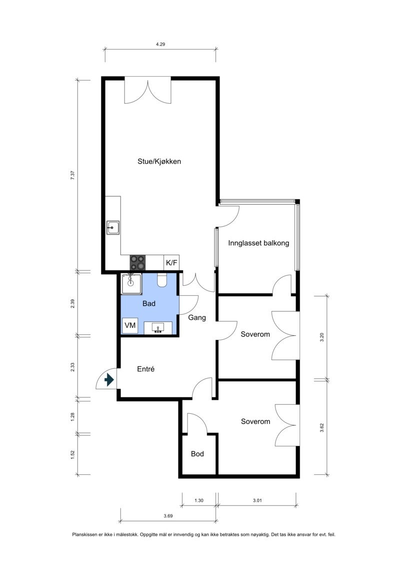 Plantegning. Galleribilde