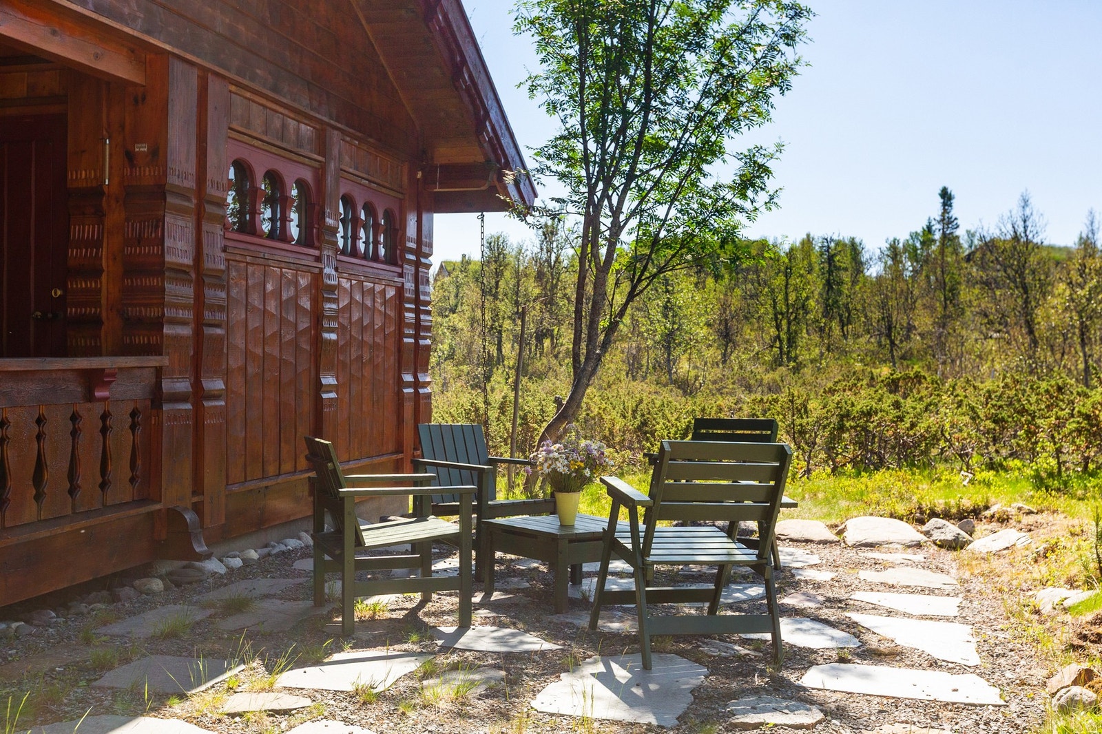 Her kan man nyte fine dager Galleribilde