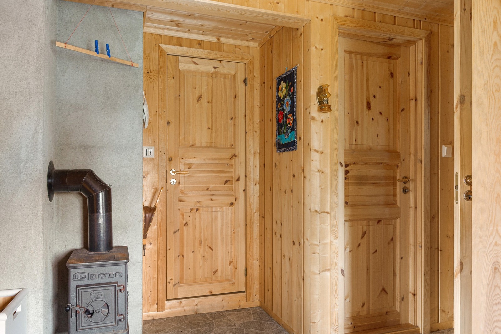 Gang med vedovn Galleribilde