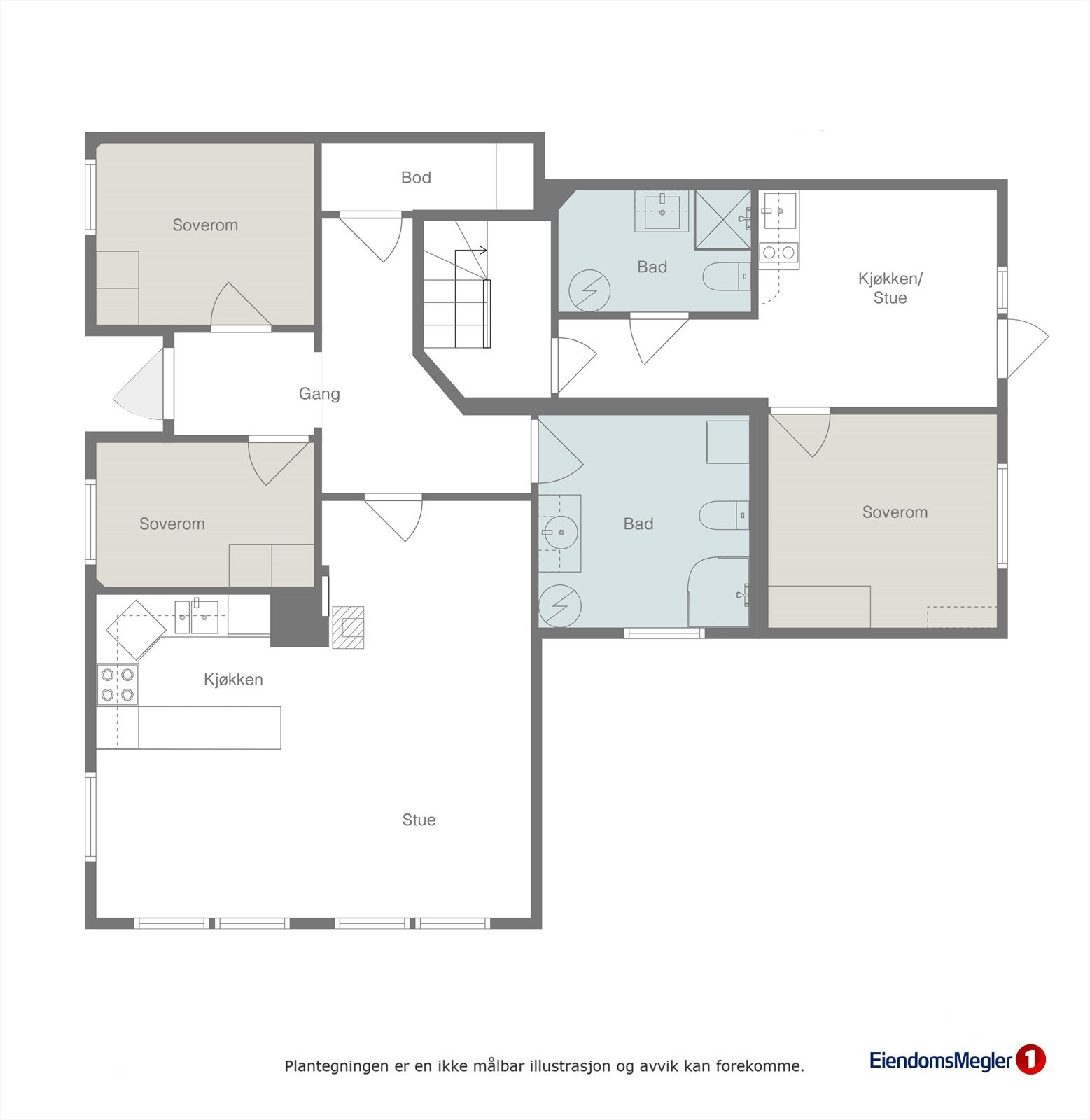 Planteikning u.etg. Galleribilde