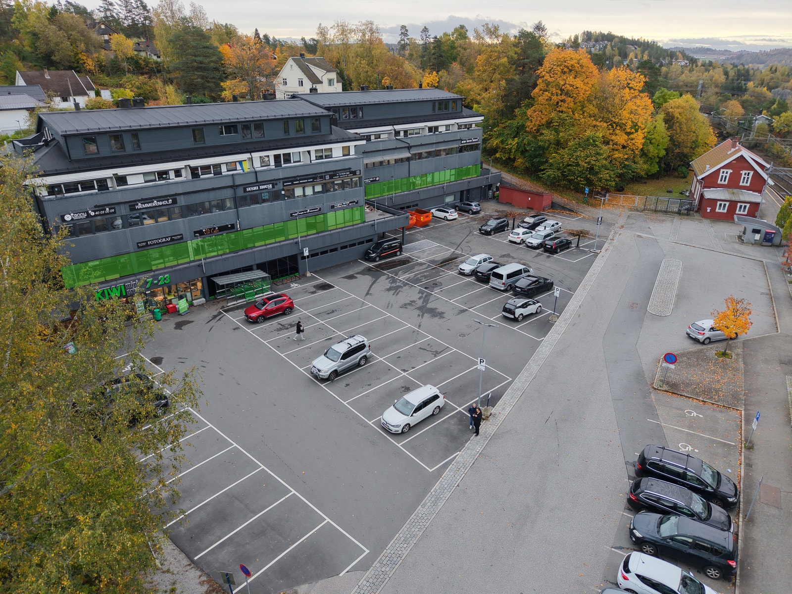 Ledige lokaler i 2 etg. (grønt). Galleribilde