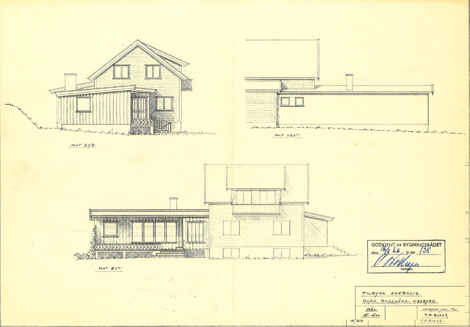 Fasadetegninger Galleribilde