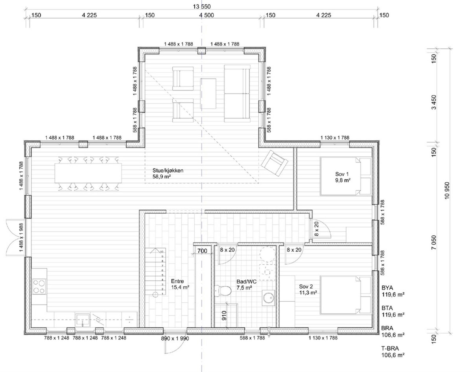 Plantegning Galleribilde