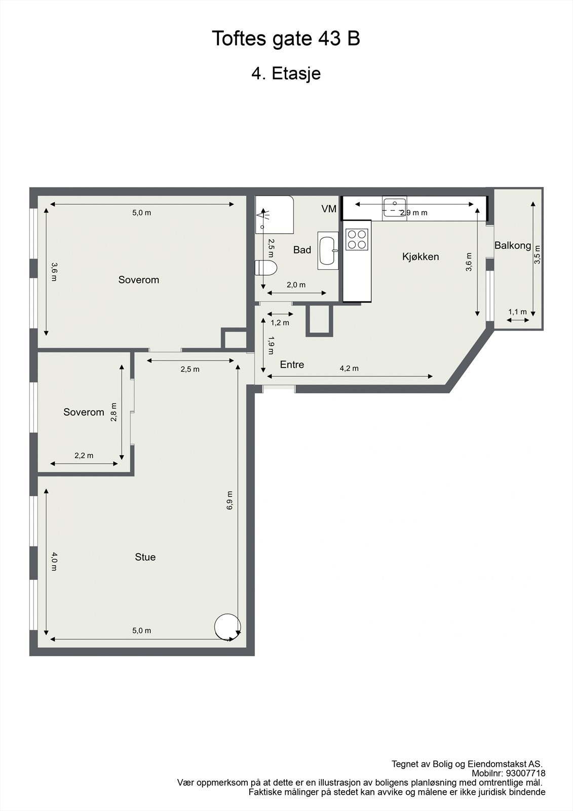 Plantegning Galleribilde