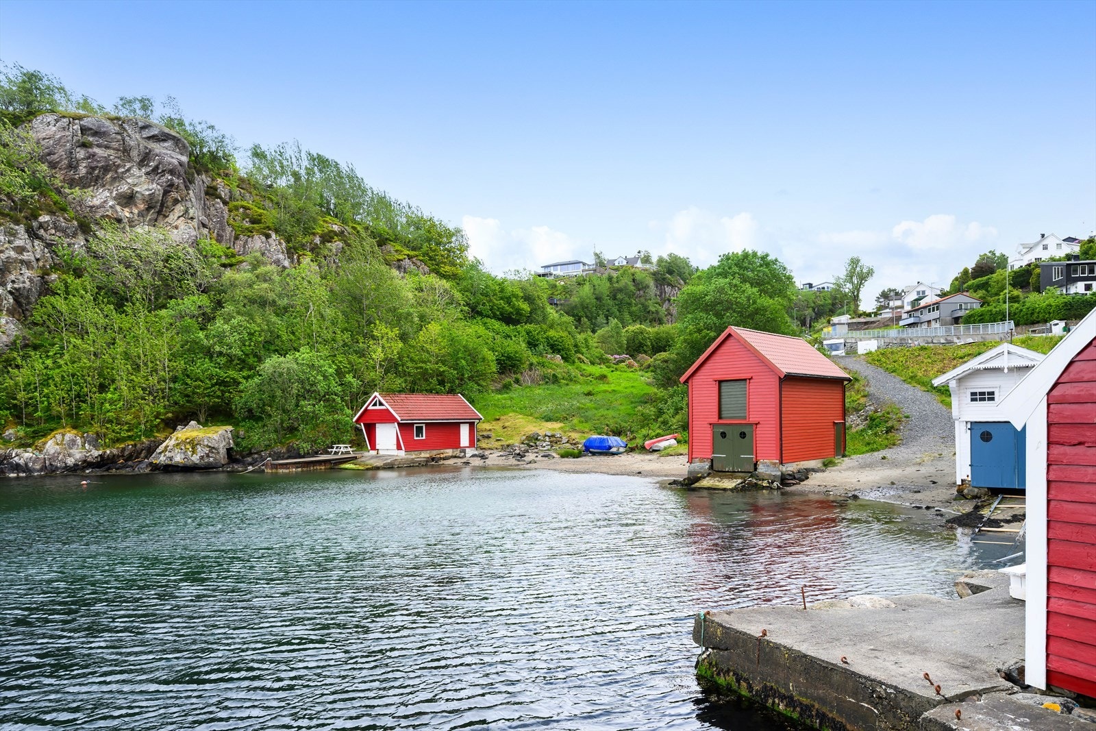 Koselig badevik like ved leiligheten. Galleribilde
