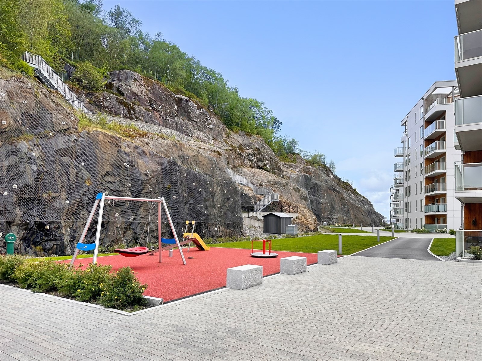 Flotte fellesområder over garasjeanlegget. Galleribilde