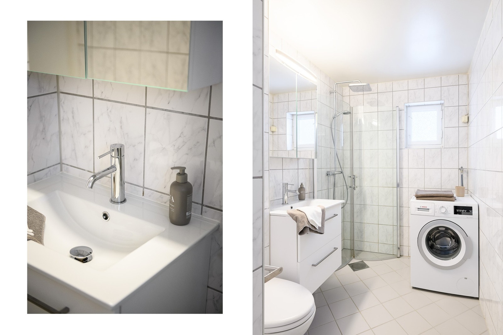 Bad ble oppusset i 2004 i regi av borettslaget. Galleribilde