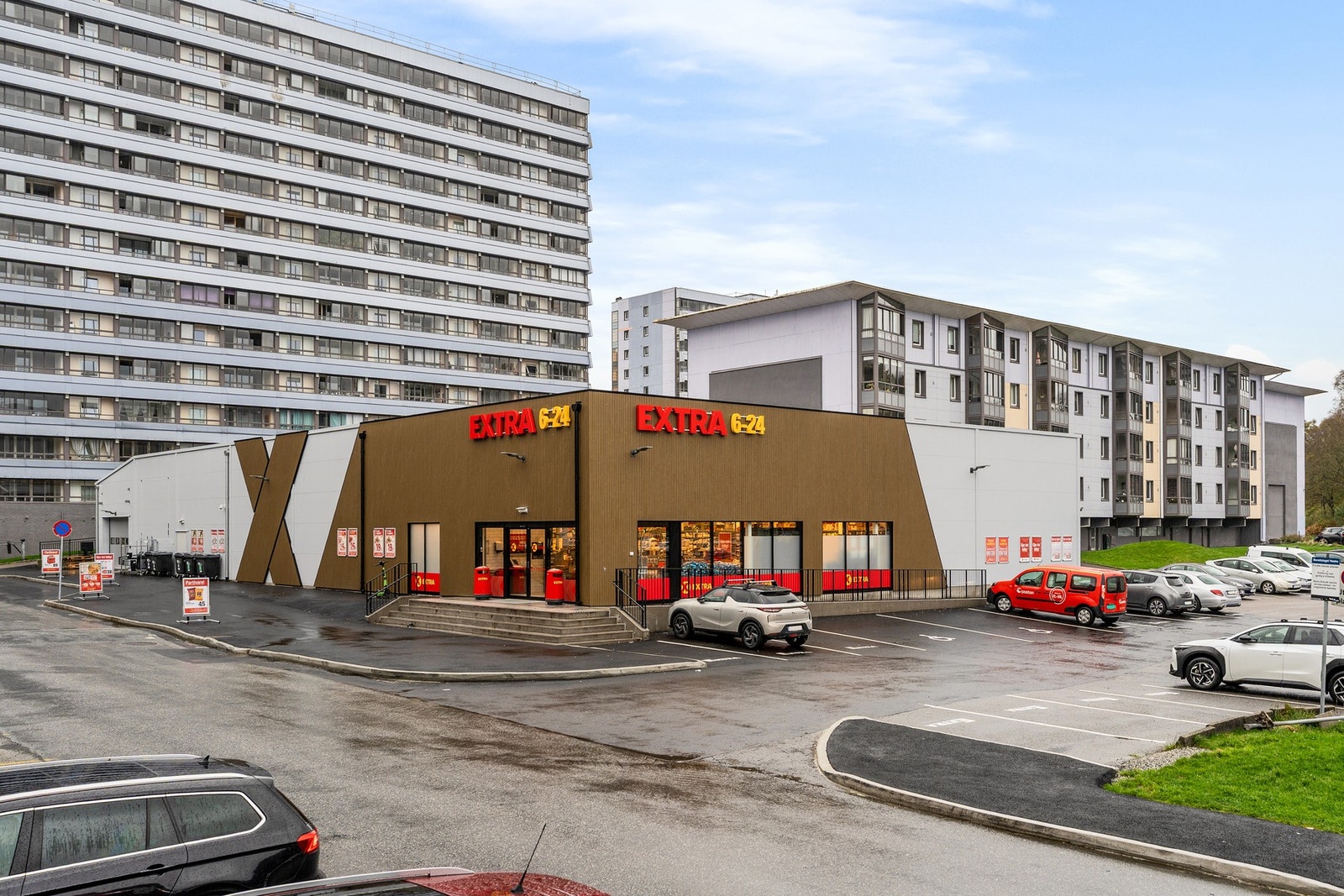 Det er kun 2 min gange til dagligvarebutikken Extra. Galleribilde