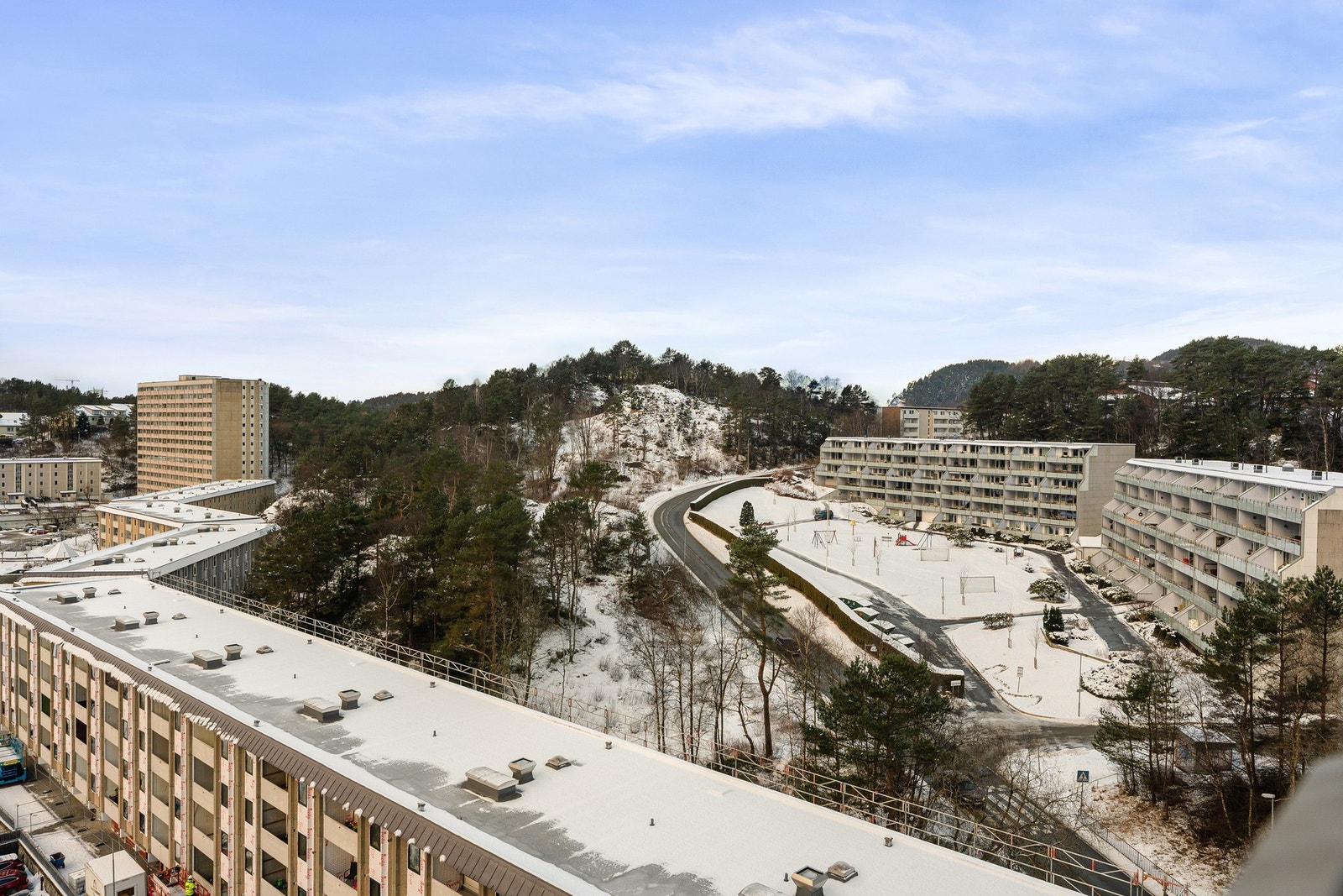 Her har man fin utsikt over nærområde og fin natur. Galleribilde