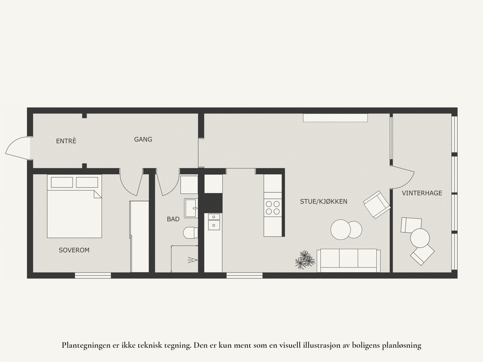Plantegning. Galleribilde