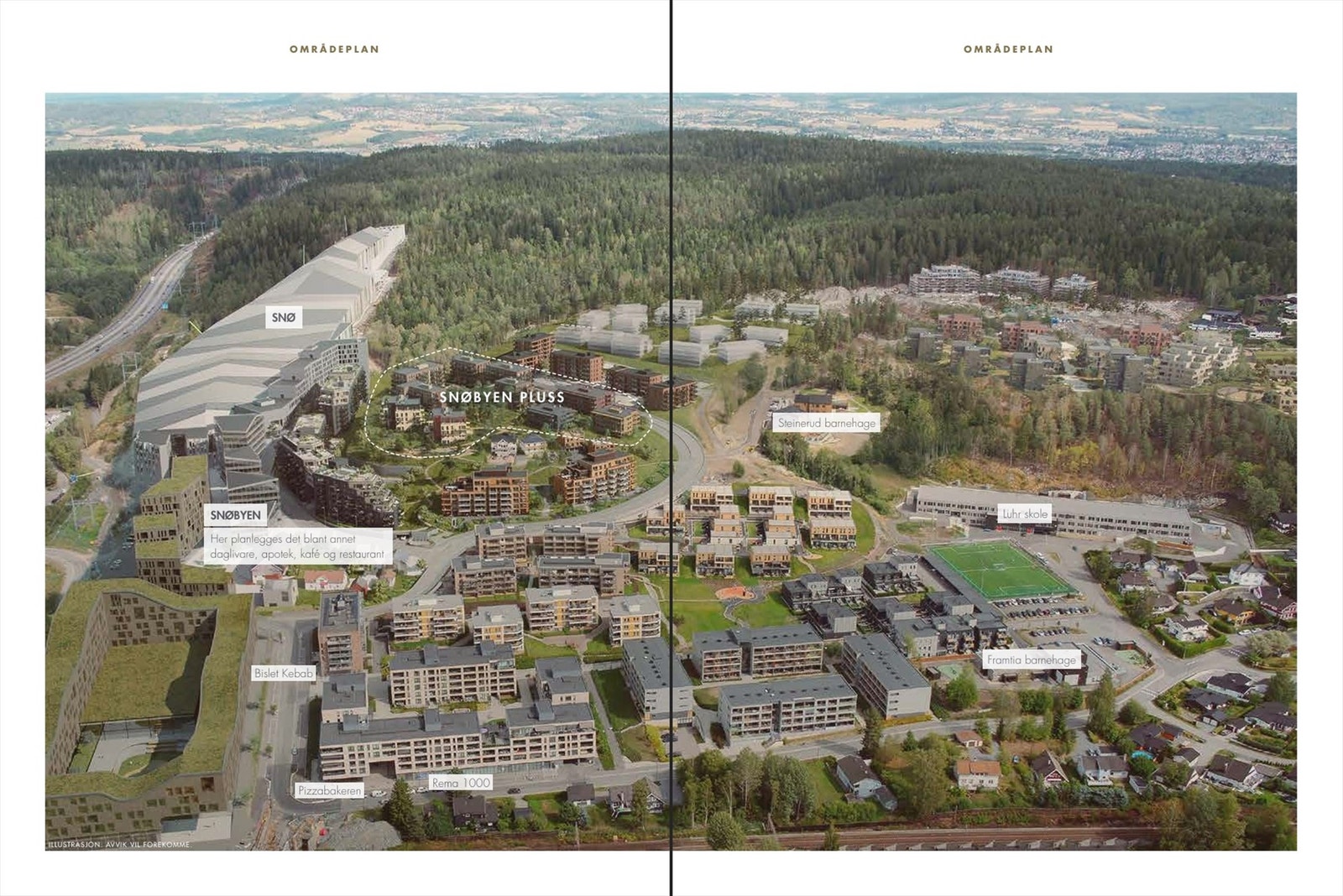 Illustrasjon | Oversikt over nærområdet. Galleribilde