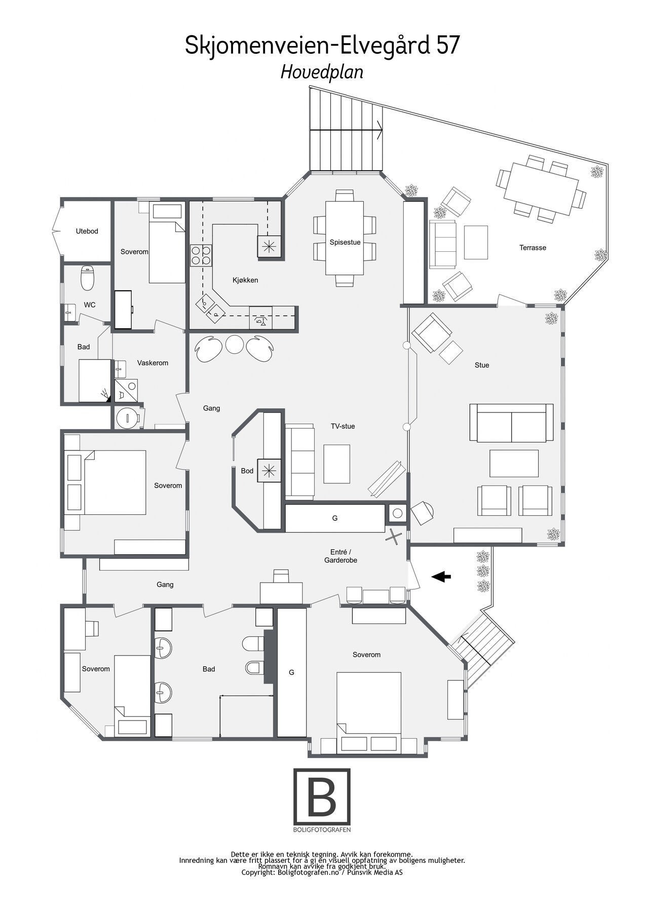 Plantegning Galleribilde