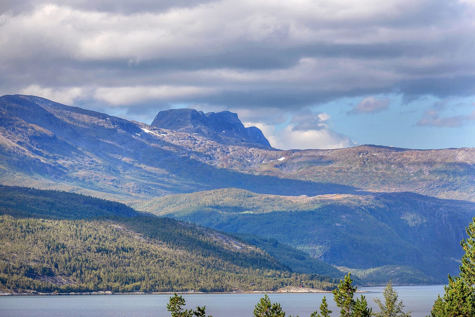 Utsikt fra terrassen Galleribilde