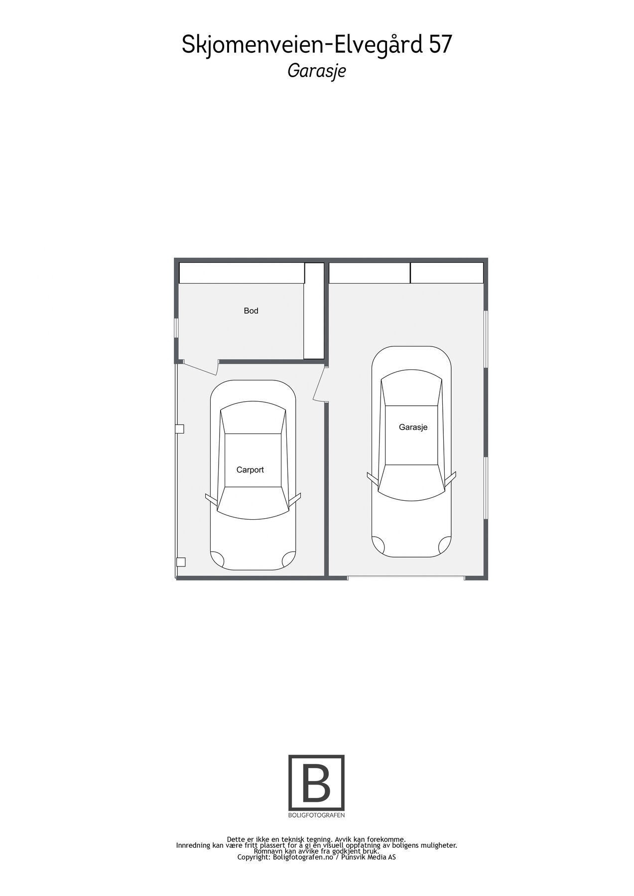 Garasje/carport Galleribilde