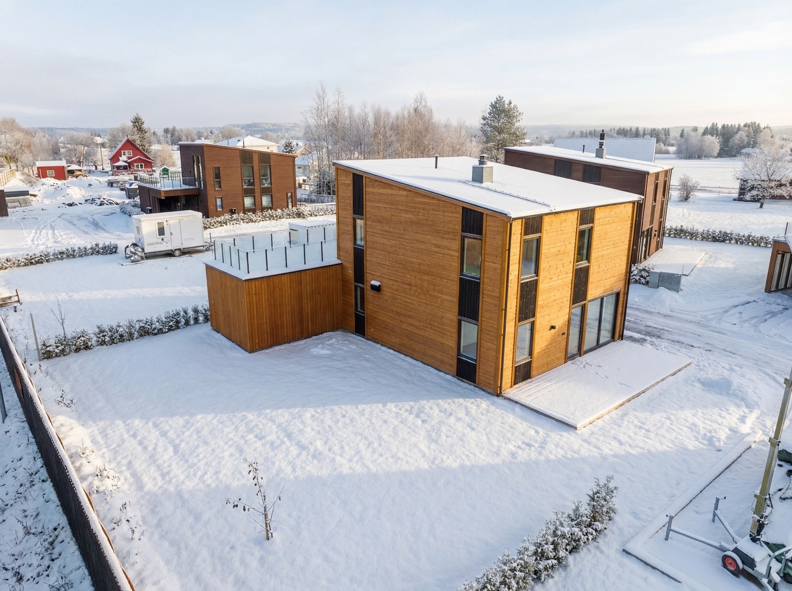 Garmovegen 8D (Digitalt illustrert vinterbilde) Galleribilde