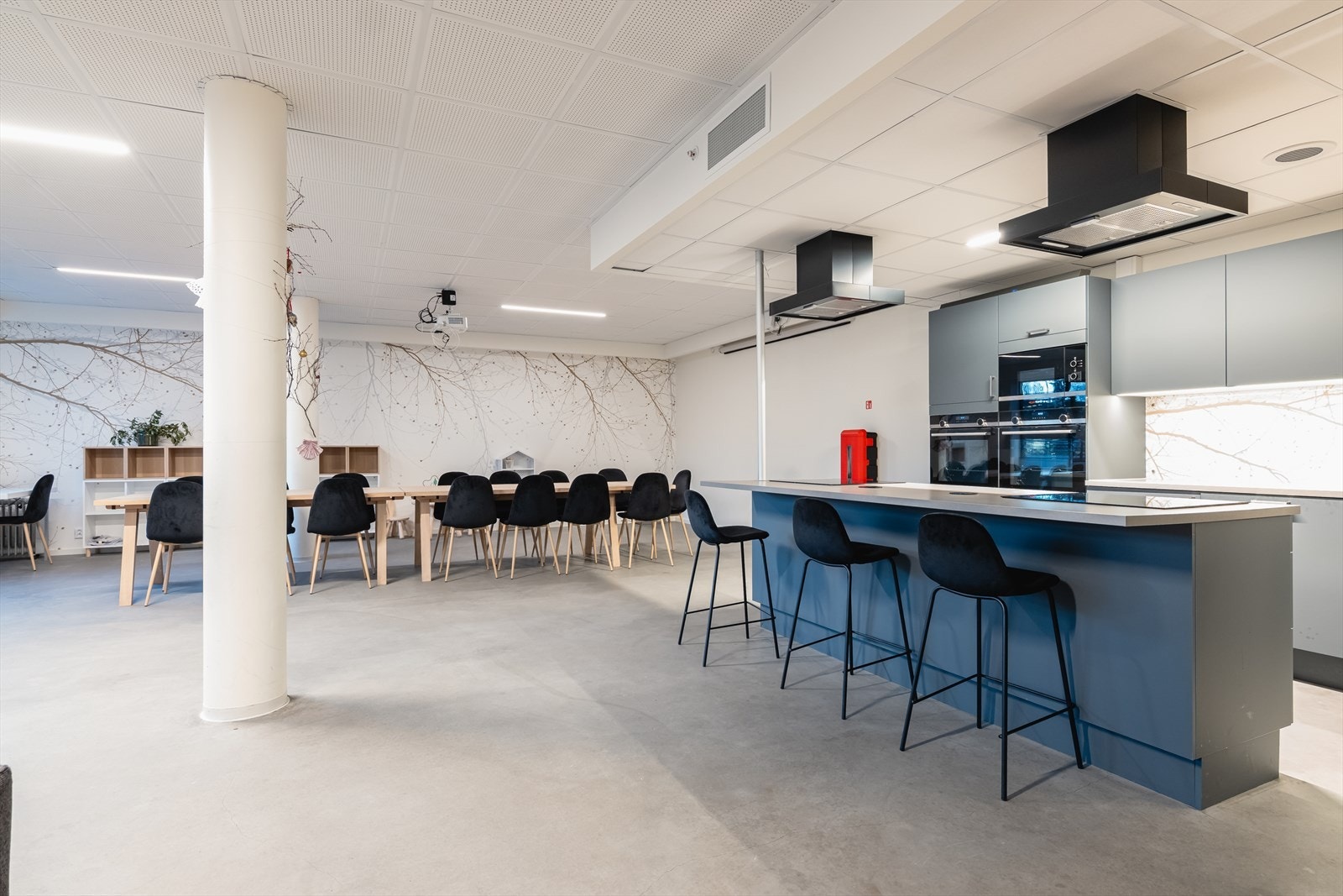 Borettslaget har også egne selskapslokaler og gjestesuiter som kan tilbys sine beboere. Galleribilde