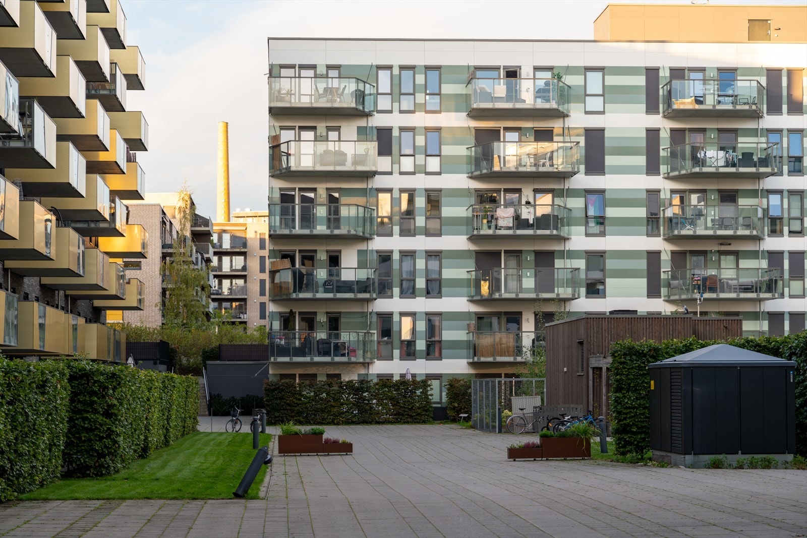 Pent opparbeidet fellesområde. Galleribilde