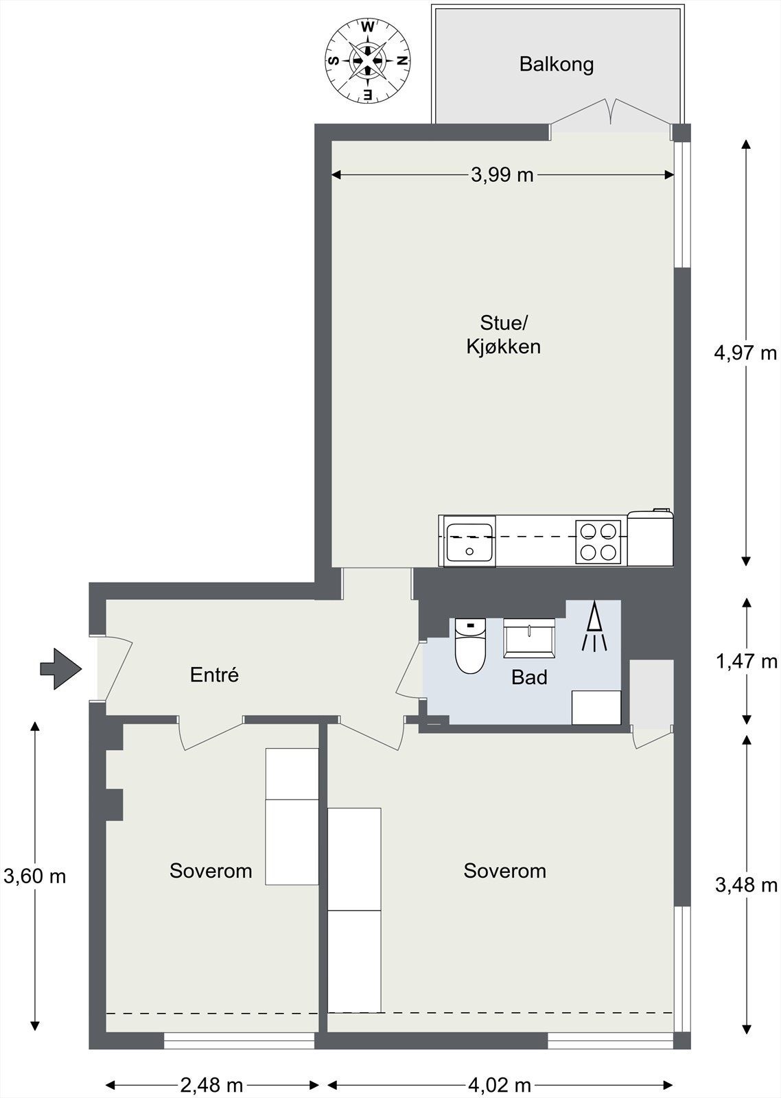 Plantegning. Galleribilde