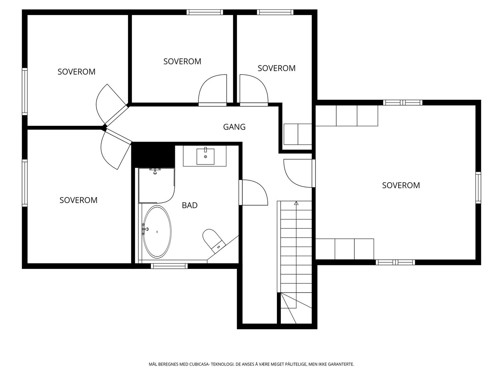 Veiledende planskisse 2. etasje Galleribilde