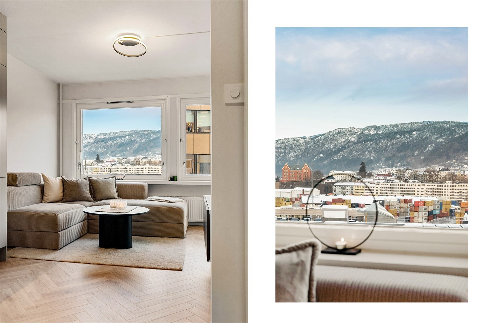 - Herfra har man en nydelig utsikt mot majestetiske fjell - Galleribilde