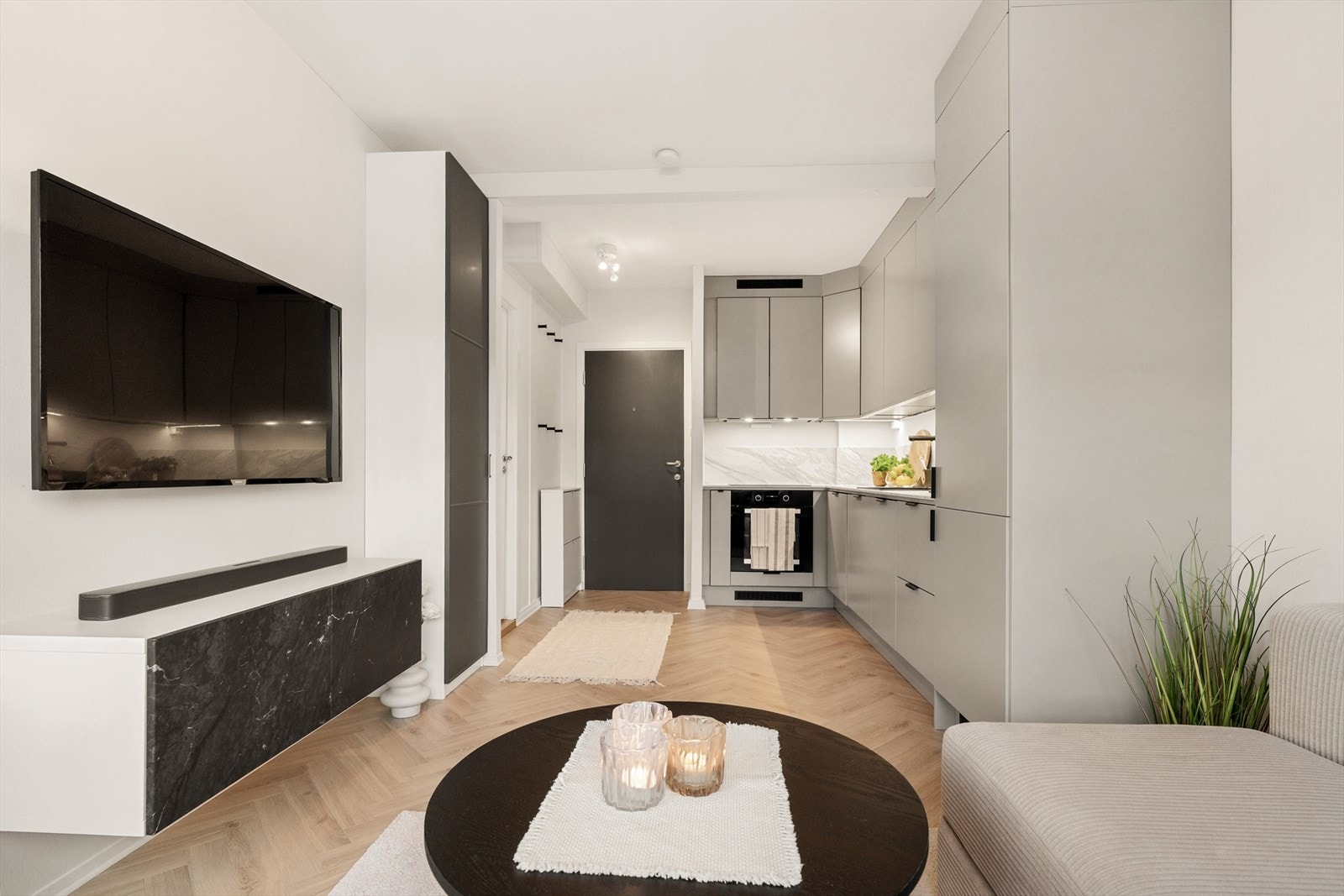 - Det er satt inn kombi-vaskemaskin på kjøkkenet. Det er også felles vaskerom i bygget - Galleribilde