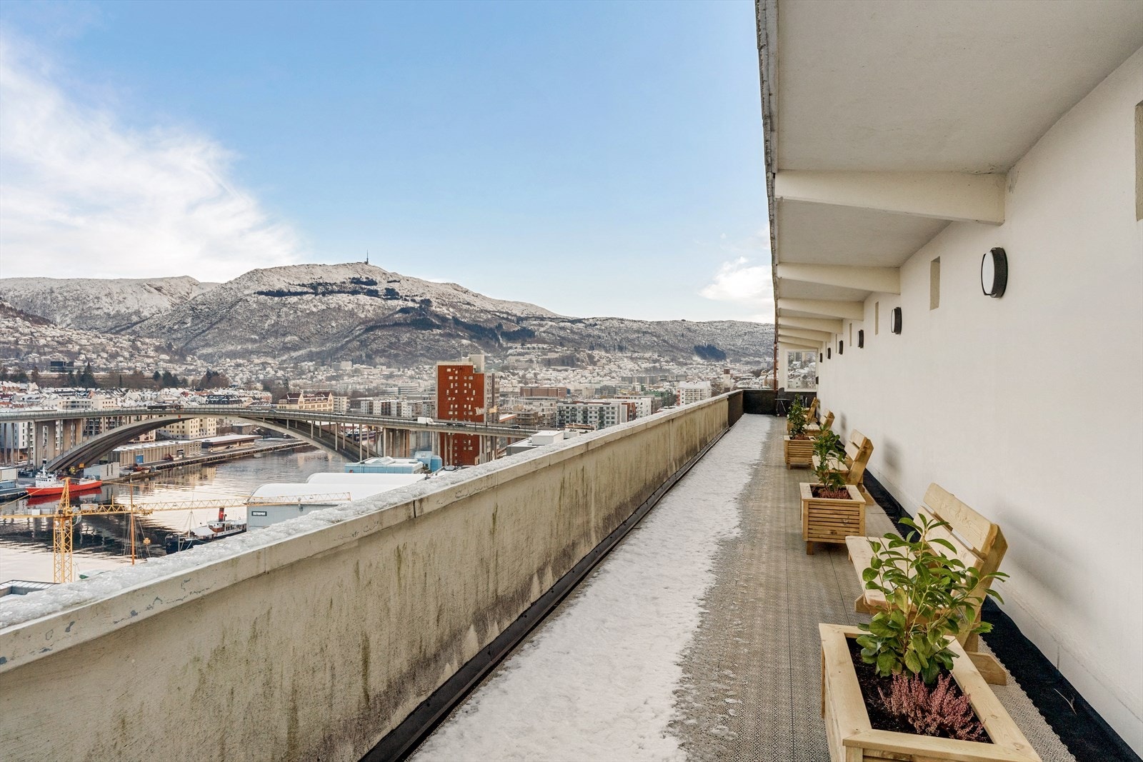 - Her er det nydelige sol- og utsiktsforhold - Galleribilde